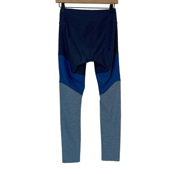 Outdoor Voices Springs 7/8 Leggings Blue Color Block Women's Size Small - Picture 3 of 9